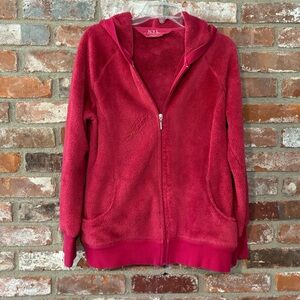 Women’s large fleece zip up jacket